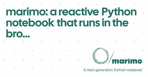 Marimo: Reactive and Reproducible Python Notebooks