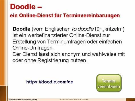 Doodle是一款源自瑞士的在线服务,专注于简化群体时间协调与在线调查。随着数字化办公与远程协作需求的提升,Doodle凭借其便捷的预约安排和用户友好的界面,成为全球数百万用户的首选。本文深度剖析Doodle的发展历程、功能特色、用户体验及其在现代办公中的重要角色。
