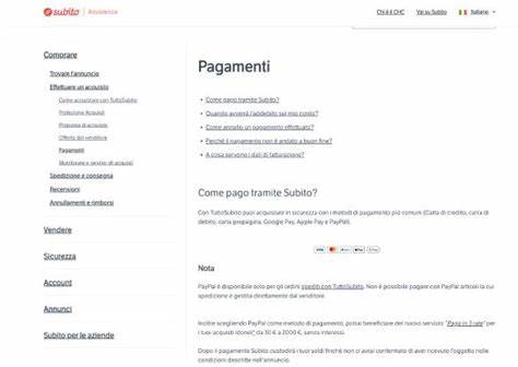 解析在Subito.it上以现金交易的法律地位与常见骗局,提供合规建议与实务步骤,帮助买卖双方在二手交易平台上安全完成面对面或线上交易
