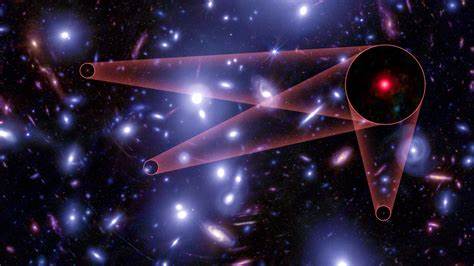 詹姆斯韦伯太空望远镜发现了一颗重达五千万太阳质量的孤独黑洞,这一壮观发现打破了传统宇宙起源理论,为探索宇宙早期结构和黑洞形成机制提供了全新视角。
