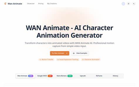 探索WAN Animate如何通过先进的AI技术,将静态角色转化为动态动画,颠覆传统动画制作流程,为影视、游戏、教育等多个领域带来高效、专业、经济的动画解决方案。
