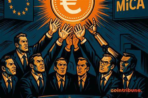 九家欧洲主要银行联合推出符合欧盟加密资产市场法规(MiCA)的欧元稳定币,旨在为欧洲用户提供本土化、合规且安全的数字货币选择,打破美元稳定币在欧洲市场的垄断地位,推动欧元数字化进程。
