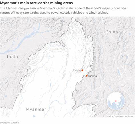 缅甸克钦独立军掌控稀土矿区,导致中国稀土进口骤减,推动区域国家重新布局稀土资源争夺。本文深入解析缅甸稀土矿区的动态、背后的地缘政治博弈及其对全球供应链的影响。
