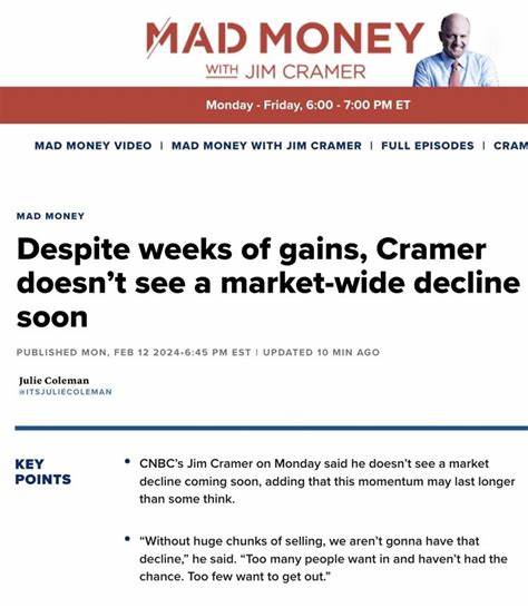 吉姆·克莱默对Chipotle墨西哥烧烤餐厅的未来增长路线表达了担忧,认为缺乏明确的发展计划加上原材料成本居高不下,使其股价面临压力。本文全面解析Chipotle当前的市场状况、外部挑战及投资者需关注的关键因素。
