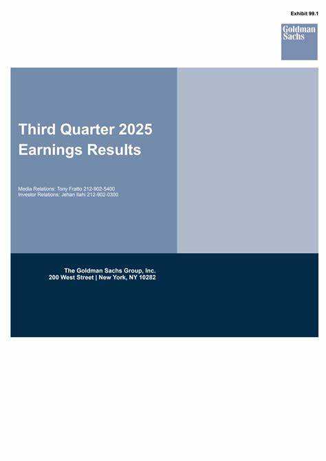 围绕高盛集团2025年第三季度业绩预期进行深入解读,分析盈利来源、业务分部表现、宏观与市场风险,以及投资者在财报发布前后应关注的关键数据点和潜在影响因素
