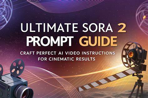 深入解析Sora 2提示词写作、共享策略与实战技巧,覆盖提示结构、风格控制、参数调优、社区协作与版权伦理,帮助创作者提升文本到视频生成效果并建立高质量提示库
