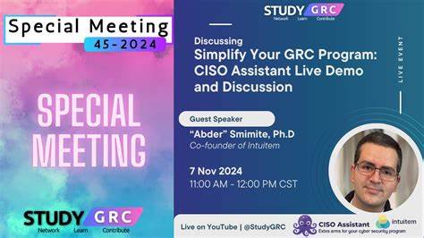 了解CISO Assistant作为开源GRC(治理、风险与合规)平台在网络安全管理领域的独特优势,全面解析其创新的CRQ(Compliance Request)功能如何助力企业提升合规效率与风险管理水平。
