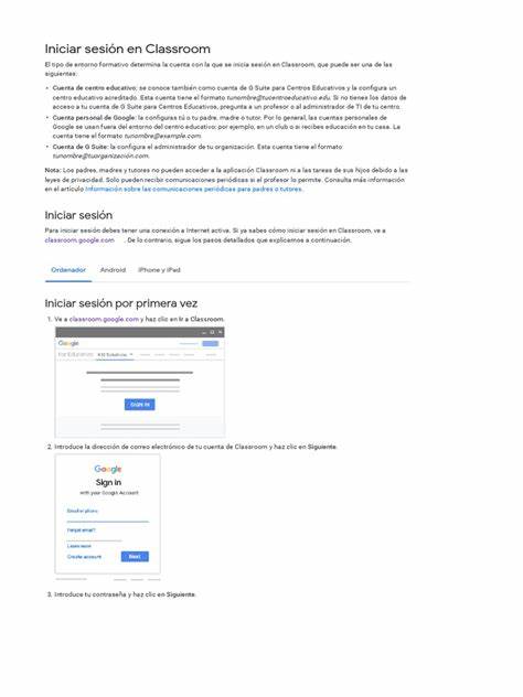 详细解析如何在电脑端登录Google Classroom,涵盖不同账户类型的登录步骤、账户切换方法以及常见登录问题的解决方案,帮助用户高效利用该在线学习平台。
