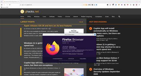 Mozilla Firefox 143.0版本带来了对渐进式网页应用(PWA)的支持,并新增了Copilot侧边栏、地址栏重要日期提示及多项隐私和易用性改进,助力用户提升浏览体验和工作效率。该版本在Windows平台实现了网页应用的任务栏固定功能,优化了多摄像头访问预览,并支持多设备跨平台新特性。
