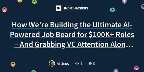 From100k:专注年薪10万美金以上的IT高薪职位平台解读
