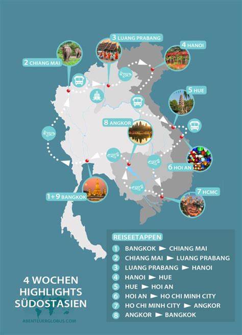 全面解析东南亚环游旅行的最佳路线选择,从时间规划、签证信息、交通方式到旅行小贴士,助你高效规划数周至数月的难忘旅程。涵盖泰国、越南、柬埔寨、老挝及马来西亚等热门国家,推荐多条经典路线及深入体验建议,满足不同旅行需求。
