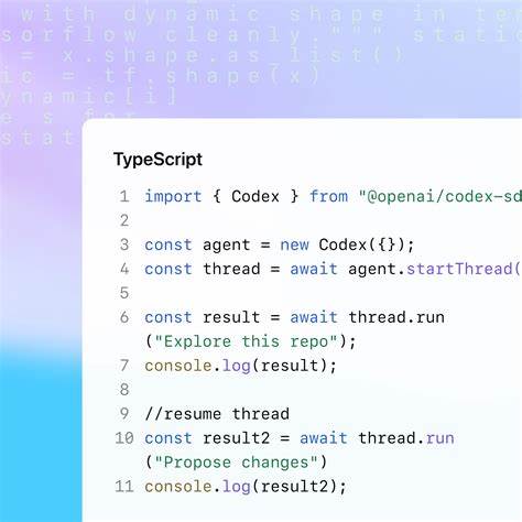 全面介绍 Codex CLI TypeScript SDK 的安装、配置、使用方式与最佳实践,帮助开发者高效构建、调试与部署基于 Codex 的自动化工具与服务
