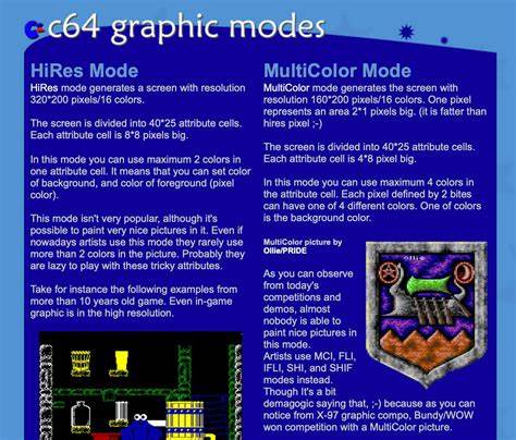 探讨如何通过NUFLIX与现代工具,突破Commodore 64(C64)在320×200像素、16色限制下的图像表现瓶颈,剖析底层VIC-II、FLI与精灵机制,并介绍可视化实时工作流与未来扩展方向。

