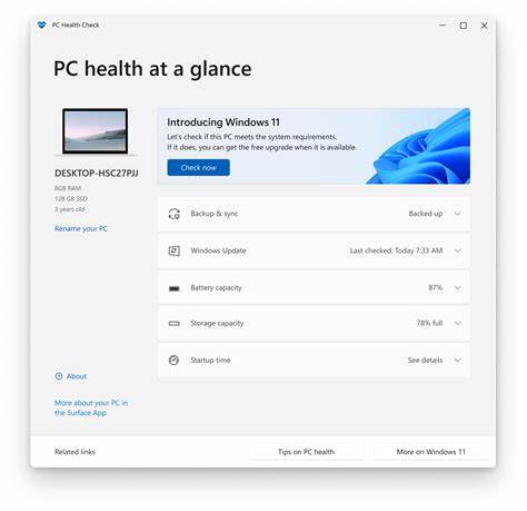 全面掌握 PC Health Check:从安装到深入诊断的实用指南
