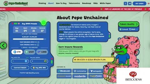 Pepe Unchained continues to perform despite crypto market slump - Proactive financial news