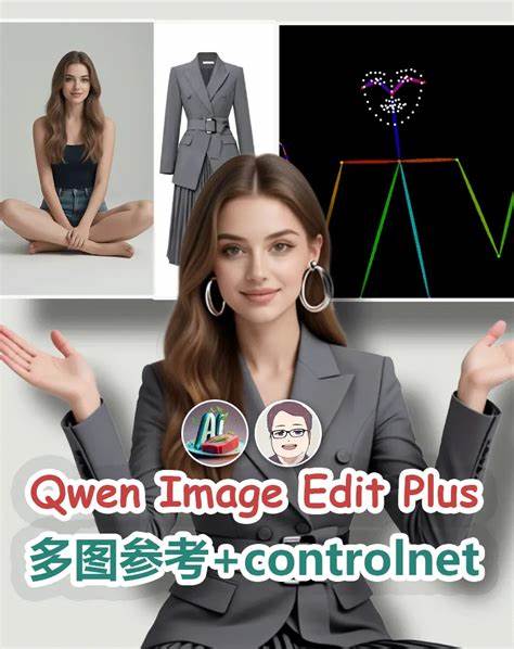 Qwen Image Edit Plus代表了图像编辑技术的最新突破,结合多图像编辑与高效文本处理能力,为创意设计、人物合成以及产品营销提供全新解决方案,助力用户轻松实现高质量视觉作品制作。
