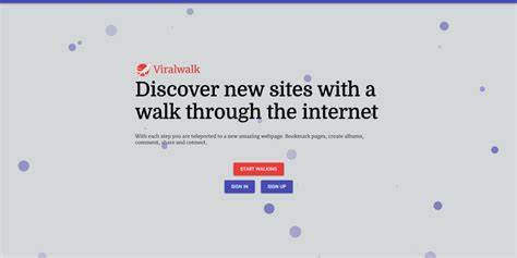 互联网世界浩瀚无垠,许多独特而有趣的网站常被忽略。通过Viralwalk这一创新平台,用户能够轻松随机浏览优质网站,开启一段别具一格的数字探险之旅,从而丰富网络体验,发现更多精彩互联网资源。
