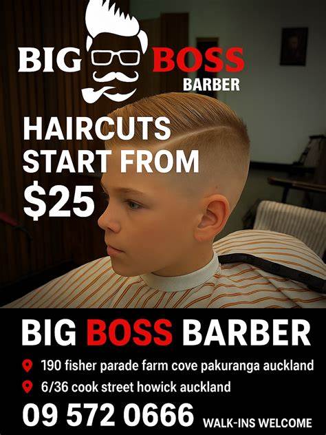 Big boss Barber在新西兰Farm Cove开设全新分店,为当地居民和访客提供专业理发与美发服务,凭借优质技术和贴心服务迅速赢得口碑,成为帕库兰加地区理发市场的新星。
