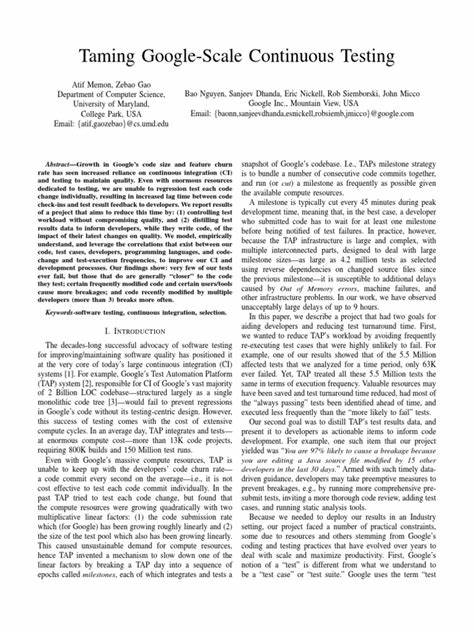 持续集成与测试已成为现代软件开发不可或缺的环节,尤其是在谷歌这样拥有数十亿代码行的大型平台中。深入探讨谷歌如何驾驭规模化持续测试,通过智能测试负载管理和数据驱动的质量洞察,实现测试效率和代码质量的双重提升。
