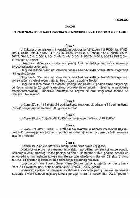 深入解析波斯尼亚和黑塞哥维那联邦最新修订的养老与残疾保险法,探讨政策调整背后的法律依据、核心内容及对广大养老金受益人的影响,助力理解未来的养老金保障趋势和社会福利发展方向。
