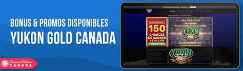 Yukon Gold Casino ️ Exclusifs bonus pour le joueur canadiens