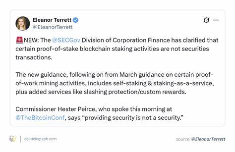  How to legally stake crypto in 2025: What is now allowed after the SEC’s latest move 