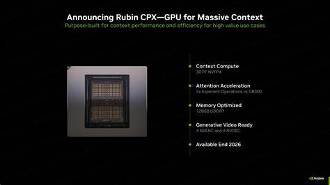 NVIDIA最新Rubin CPX人工智能芯片面向复杂软件开发和高清视频处理,凭借先进架构和强大性能推动AI硬件行业升级,助力多领域智能技术进步。
