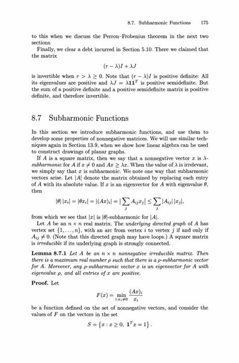 深入探讨子调和函数的定义、性质及其多个等价特征,揭示其在偏微分方程和调和分析中的应用价值,帮助数学爱好者和研究者更好理解子调和函数的理论基础。
