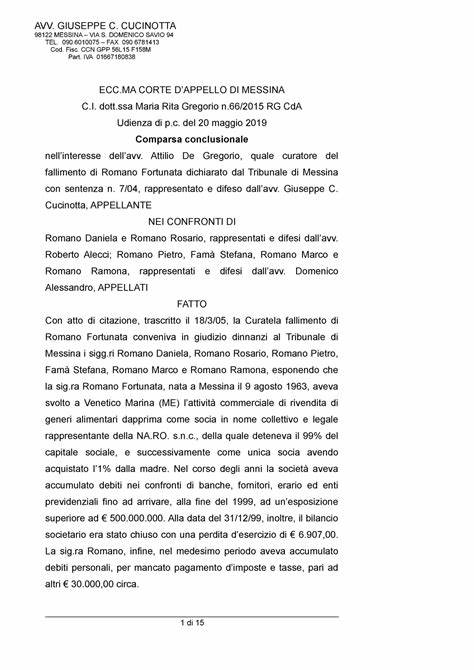 介绍什麼是 comparsa conclusionale 在 Giudice di Pace 的作用、结构与写作要点,提供可编辑模版使用建议及常见错误避免方法,帮助当事人或代理人准备规范完整的结论书并提高庭审效果
